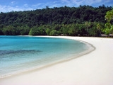 Champagne Beach na ostrově Vanuatu – tady se zabydlel i Duch svatý