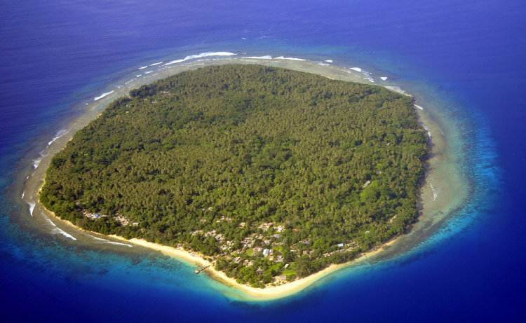 ostrov Vanuatu
